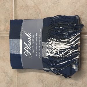 Plush Apparel Plaid Scarf